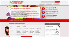 Desktop Screenshot of cadorama.fr