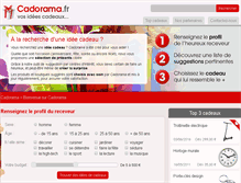 Tablet Screenshot of cadorama.fr